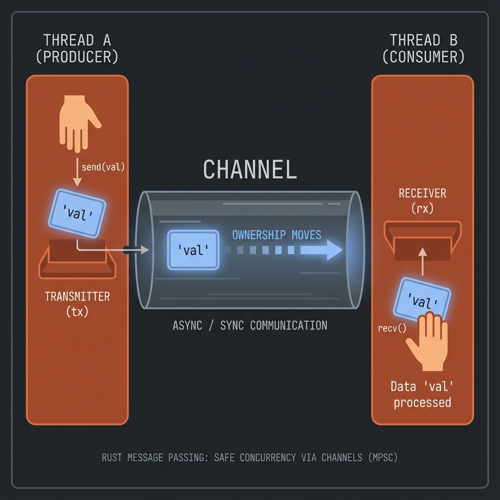 Message Passing Channels Diagram